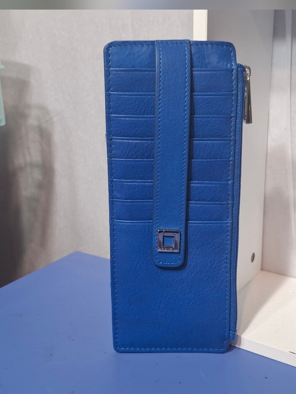 Lodis Julia Long Stacker Leather Card Case Wallet- NWOT